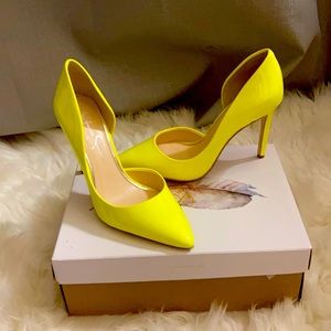 Jessica Simpson Neon yellow Pumps